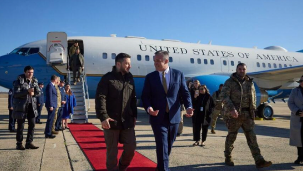 OTKRIVENI DETALJI PUTOVANJA ZELENSKOG U SAD Predsednika Ukrajine do Amerike pratile flote špijunskih i borbenih NATO aviona