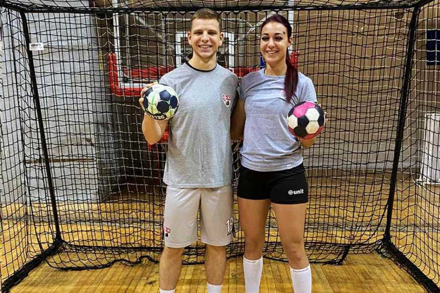 TEODORA I MILOŠ CEPAJU MREŽE Kragujevački Radnički u obe elitne rukometne lige ima najbolje strelce