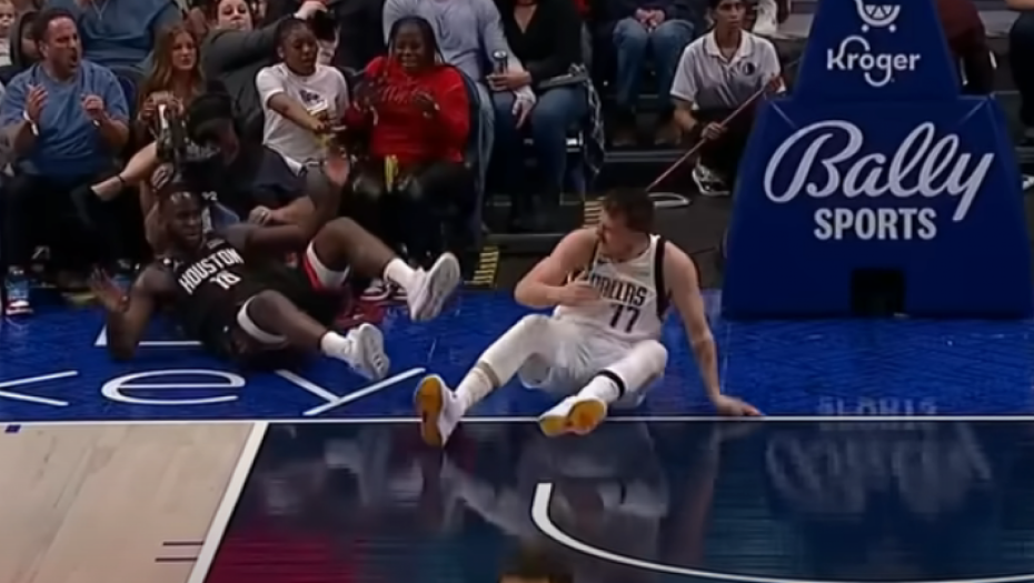 POMRAČENJE Dončić dobio udarac, pa onda NA SRPSKOM sočno psovao sudiju (VIDEO)