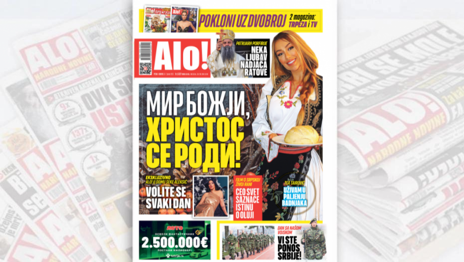 ​MIR BOŽJI, HRISTOS SE RODI! Tea Tairović: Obožavam paljenje badnjaka