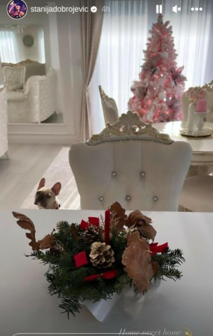 NEĆETE VEROVATI U KAKVOM LUKSUZU ŽIVI STANIJA DOBROJEVIĆ Dom odiše prazničnom čarolijom, od detalja zastaje dah (FOTO)