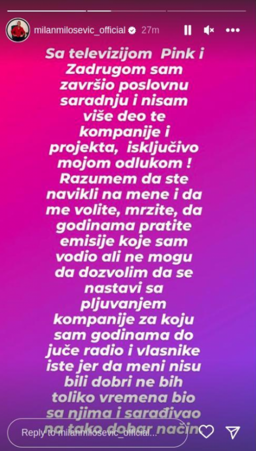 POZNATO KO ĆE ZAMENITI MILANA Od ponedeljka stiže novi voditelj Zadruge, ovo niko nije očekivao