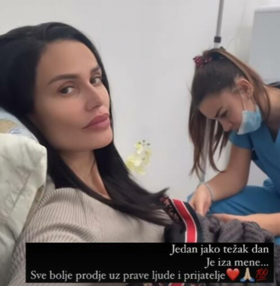 INDI ARADINOVIĆ HOSPITALIZOVANA Bleda i iscrpljena ZABRINULA, svi se mole za nju (FOTO)