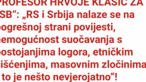 "SRBI MORAJU DA PRIZNAJU DA SU ZLOČINCI!" Šolakov omiljeni gost na televiziji pokrenuo jezivu kampanju protiv Srbije!