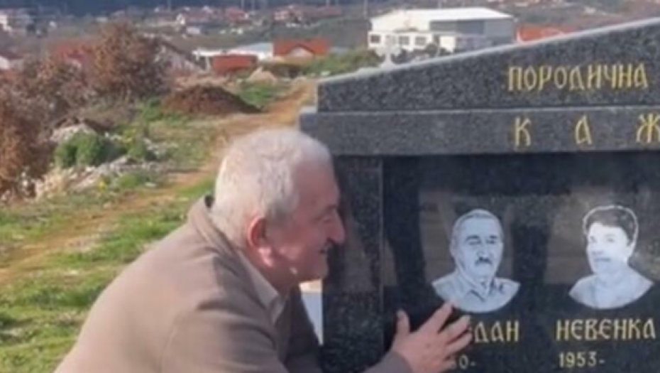 BOGDAN IZ TREBINJA KUKA NA SVOM GROBU Redovno si "isplače" nad samim sobom, a rodbina umire od smeha