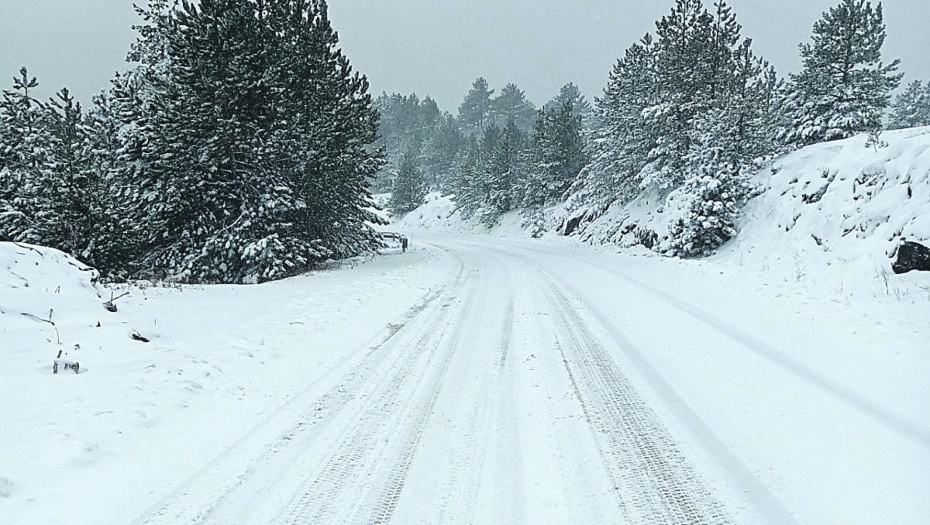 SNEG U JANUARU IZNENADIO SLOVENCE Obilne snežne padavine tokom noći, putevi blokirani