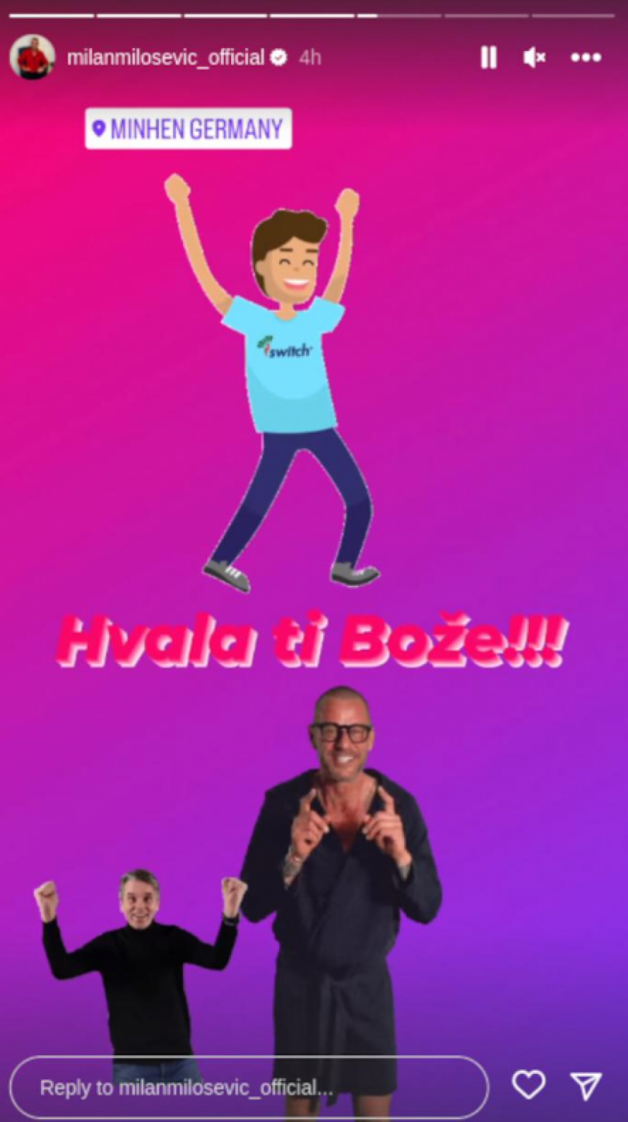 HVALA TI BOŽE Milan Milošević se preporodio, pronašao novi posao?