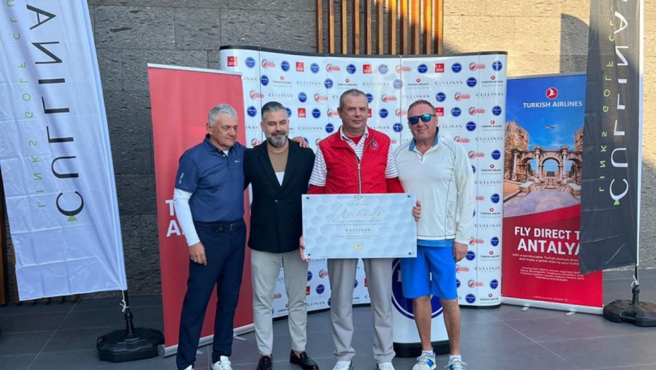 PRVO INDIVIDUALNO PRIZNANJE Veliki uspeh za Zvezdine golfere: Beloševac podigao pehar u Beleku