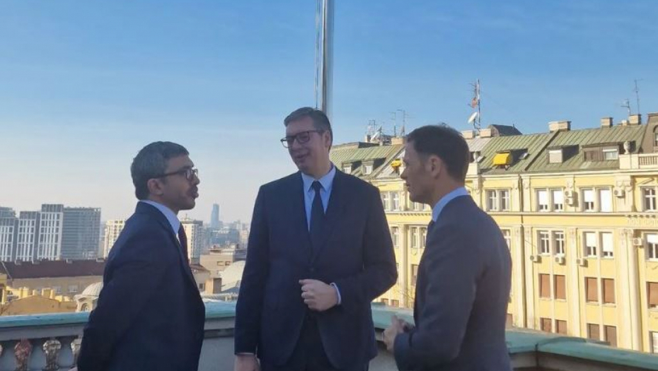 VUČIĆ SA ŠEIKOM OBIŠAO BEOGRAD NA VODI "Hvala prijateljima iz UAE što san dele sa nama"