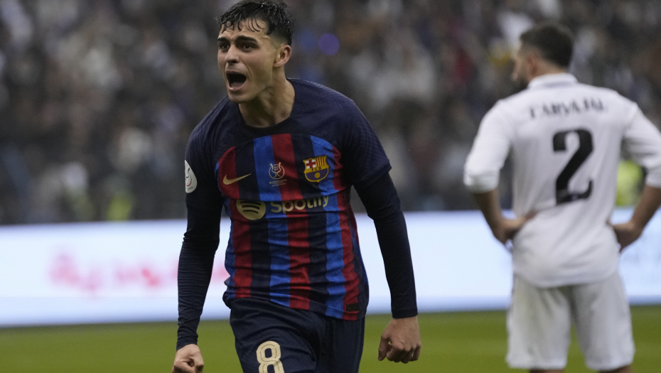 TRIJUMF NA NOU KAMPU Pedri strelac za minimalac Barselone protiv Hetafea