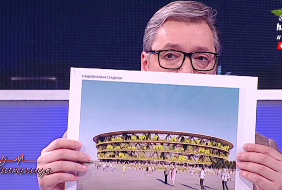 VUČIĆ POKAZAO KAKO ĆE IZGLEDATI NACIONALNI STADION Ulažemo u sve i rezultati će se videti! (FOTO)