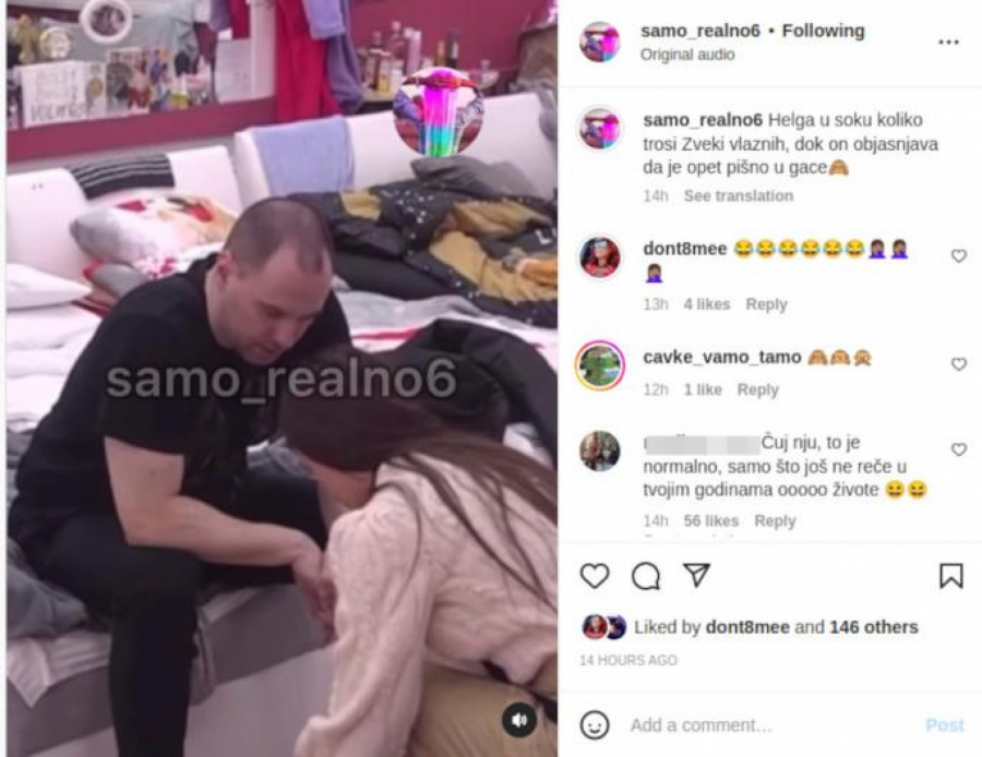 ZVEZDAN PRIZNAO ANĐELI DA SE UNEREDIO U GAĆE Počeo da joj KUKA da mu je sve dole MOKRO, njena REAKCIJA ZGROZILA SVE!