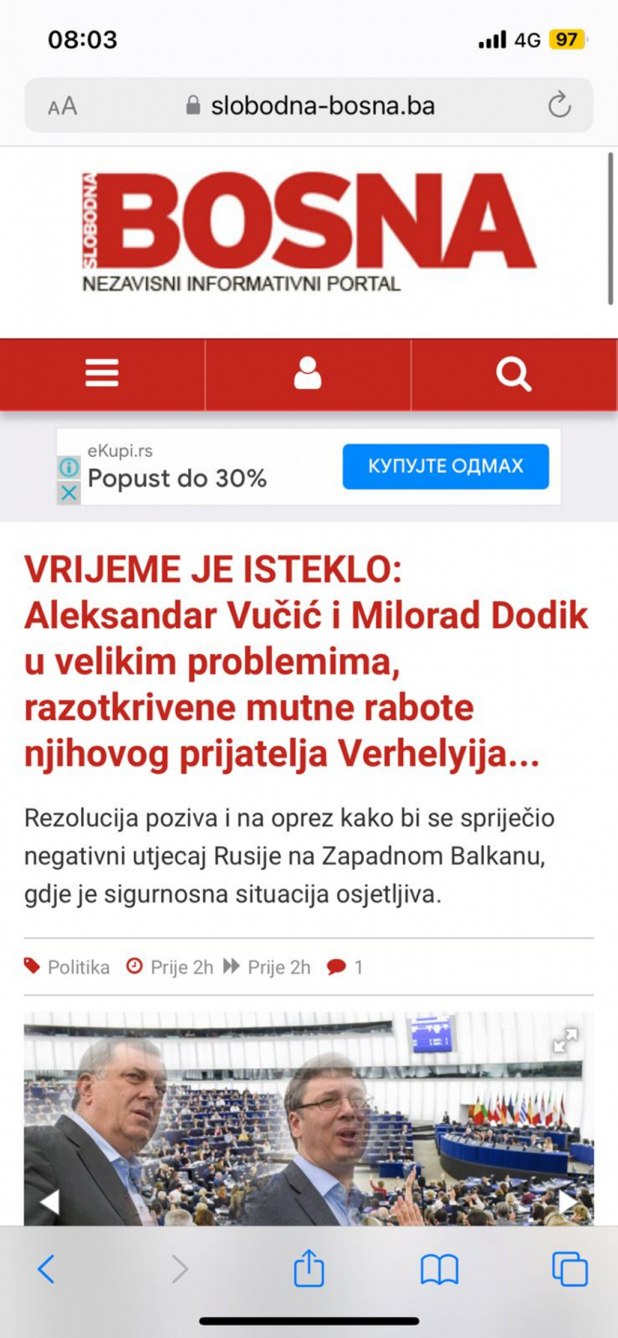 NA ISTOM ZADATKU Tajkunski i promuslimanski mediji složno: 