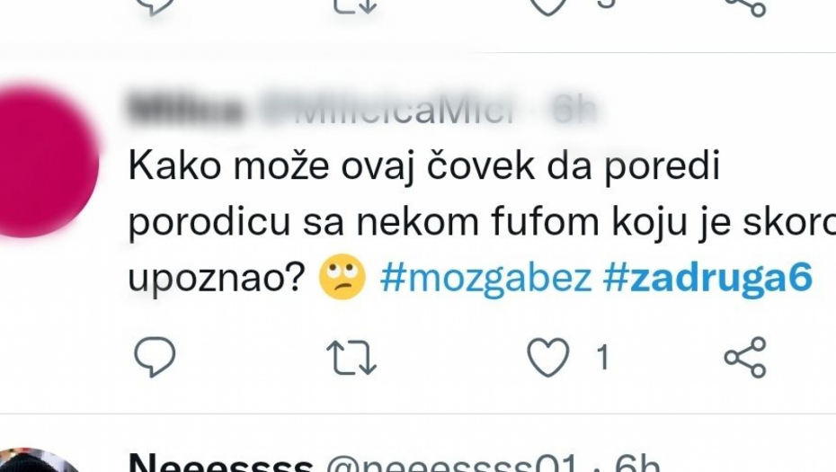 Anđela i Zvezdan- Tviter komentari 