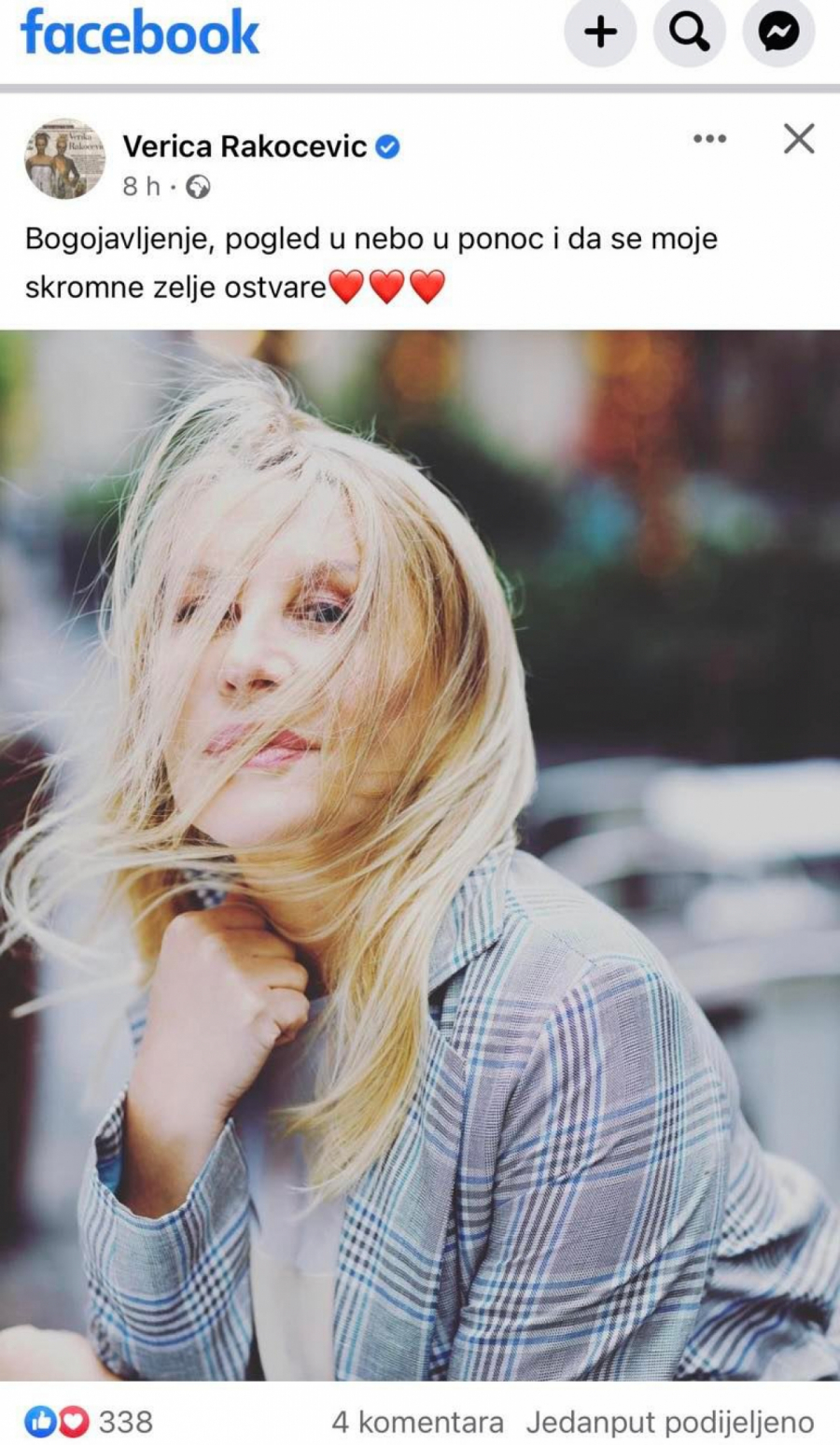 OVU TRADICIJU NE PROPUŠTA Verica Rakočević otkrila šta radi uoči Bogojavljenja (FOTO)