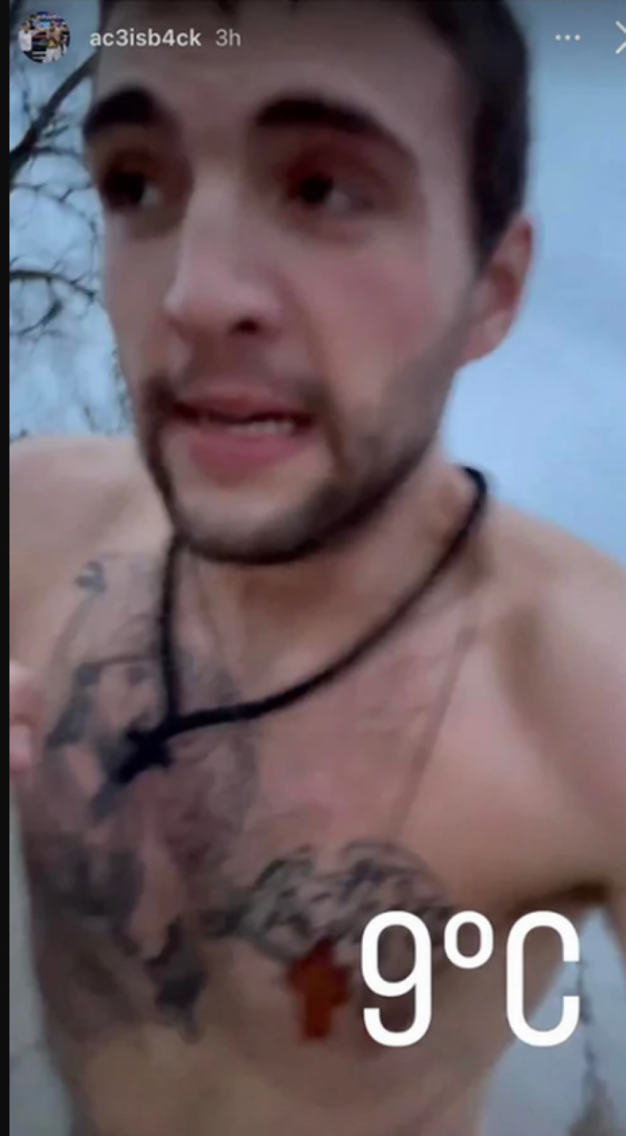 PLIVAO ZA ČASNI KRST Veljko Ražnatović ispoštovao pravoslavne običaje, SKOČIO U LEDENU VODU, PA PORUČIO OVO (VIDEO)