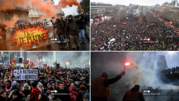 OPŠTI HAOS U FRANCUSKOJ! Bes više od milion ljudi izlio se na ulice (VIDEO)