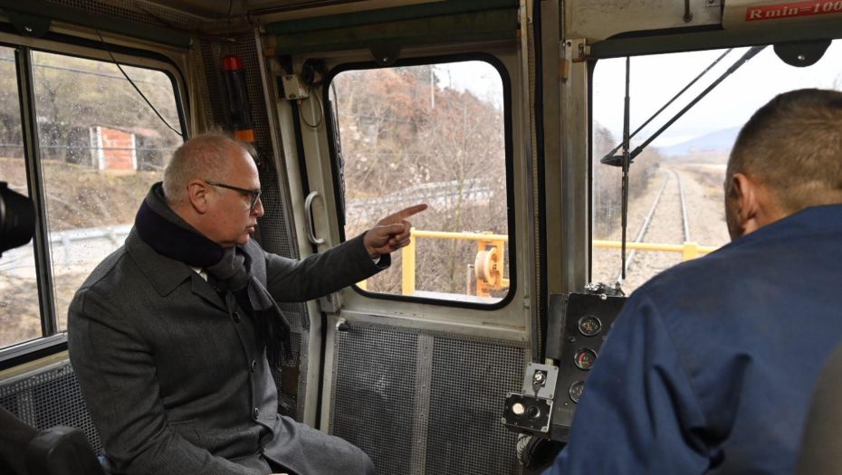 MINISTAR VESIĆ SE UVERIO: Pruga kod Pirota potpuno sanirana