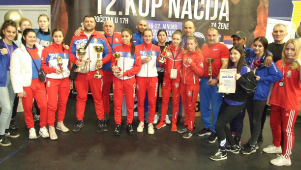 Jovanovićevoj šampionski trofej 11. Kupa Nacija u Somboru, Srbija najbolja reprezentacija