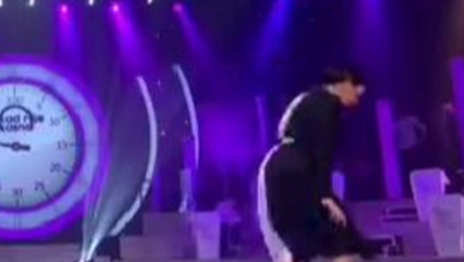 PALA SA BINE Voditeljka doživela nezgodu tokom snimanja emisije, KAMERE SU SVE ZABELEŽILE (VIDEO)