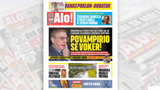 VOKER SE POVAMPIRIO! Srbomrzac insistira na tome da se zabrani Zajednica srpskih opština