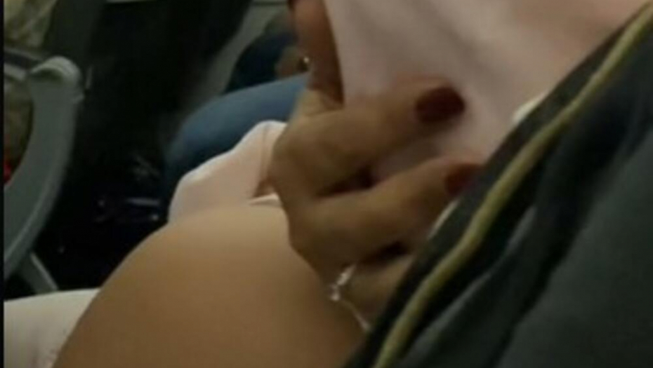 U AVIONU JE SNIMALA ŠTA BESRAMNA PUTNICA RADI MUŽU Da li je ovo moguće? (VIDEO)