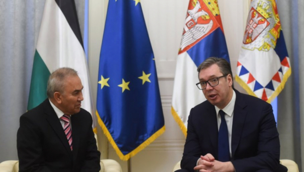 PALESTINSKI AMBASADOR U OPROŠTAJNOJ POSETI: Predsednik Vučić uzor kako treba braniti nacionalne interese