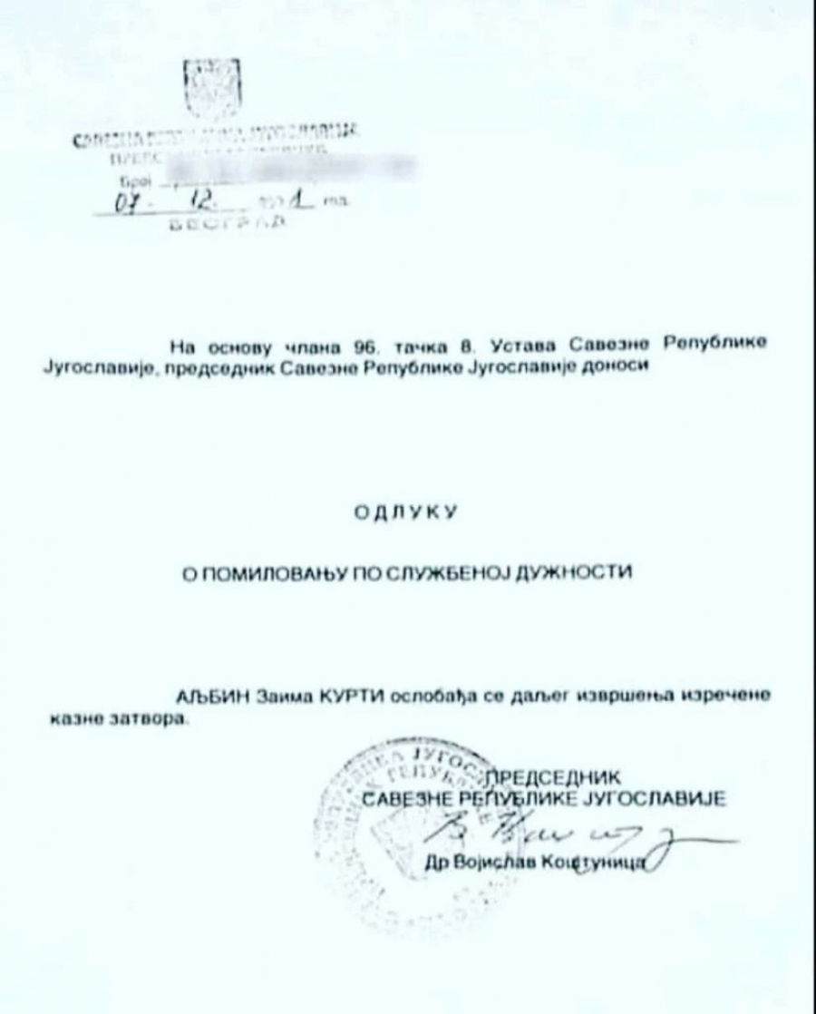 KO JE PUSTIO TERORISTU KURTIJA NA SLOBODU? Ovako je to izgledalo 8. decembra 2001! (FOTO)