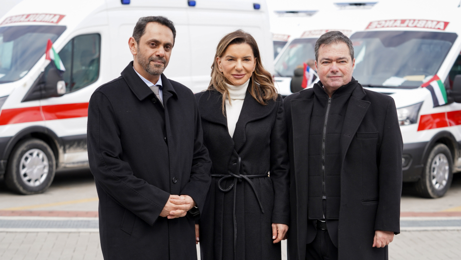 Emirati poklonili 15 sanitetskih vozila