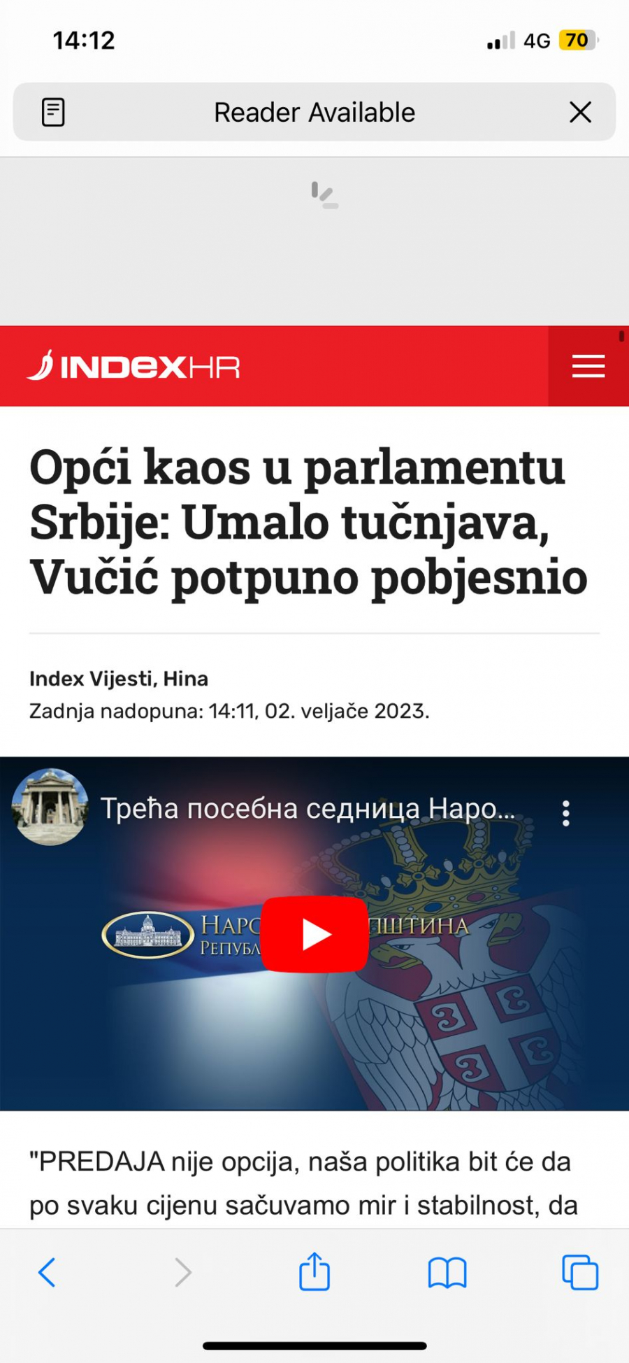 USTAŠKI I PROMUSLIMANSKI MEDIJI U ZAGREBU I SARAJEVU ZADOVOLJNO TRLJAJU RUKE Opozicioni huligani izazvali “kaos u Skupštini Srbije”, to je znak da će Srbij slaba, a to je uvek odlično!