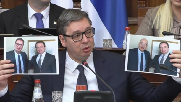 MONTIRALI SU SLIKU MENE I KURTIJA Vučić dokazom razbio laži koje se serviraju javnosti