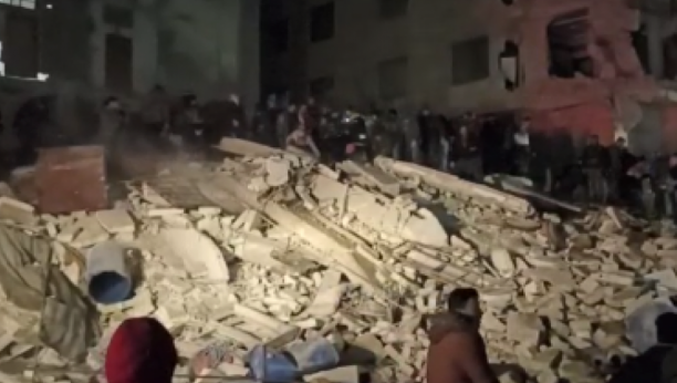 KRICI UŽASA NA ULICAMA ALEPA Ljudi zatrpani u ruševinama, broje se mrtvi i povređeni u razornom zemljotresu (FOTO/VIDEO)