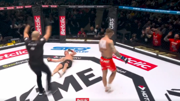 BUUUMMM Leteće koleno za NOKAUT kakva dugo nije viđen u MMA oktagonu (VIDEO)