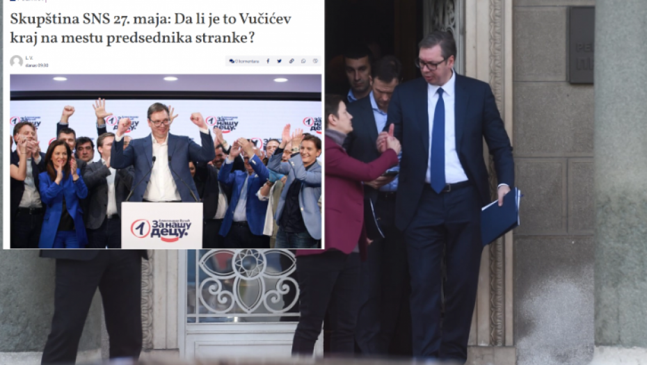 OPSESIJA TAJKUNSKIH MEDIJA Vučić mora da ode sa čela SNS i države! (FOTO)