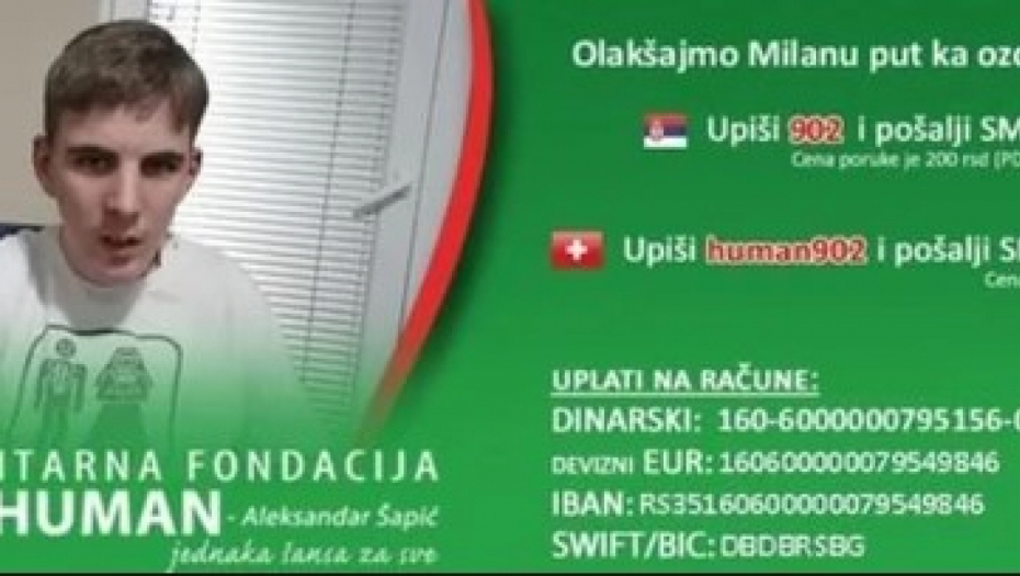 DAJMO MILANU JOŠ JEDNU ŠANSU Majka bolesnog momka apeluje: Uz ljude velikog srca, i ovaj put ćemo se izboriti!