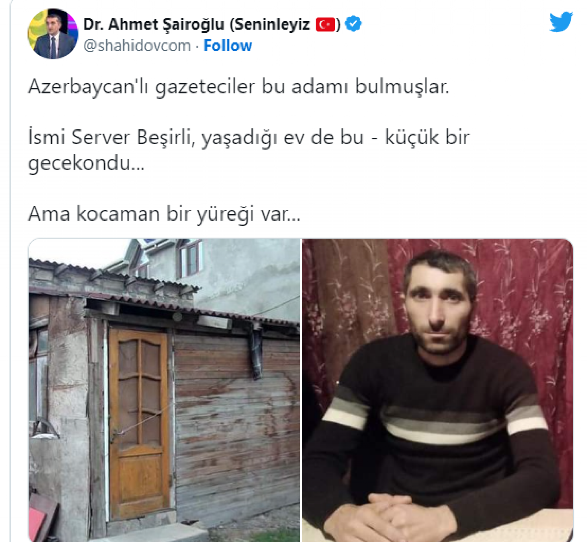 SLIKA KOJA JE PROBUDILA SVET U stari auto spakovao sve što je moglo, pa iz trošne kuće krenuo u pomoć Turskoj