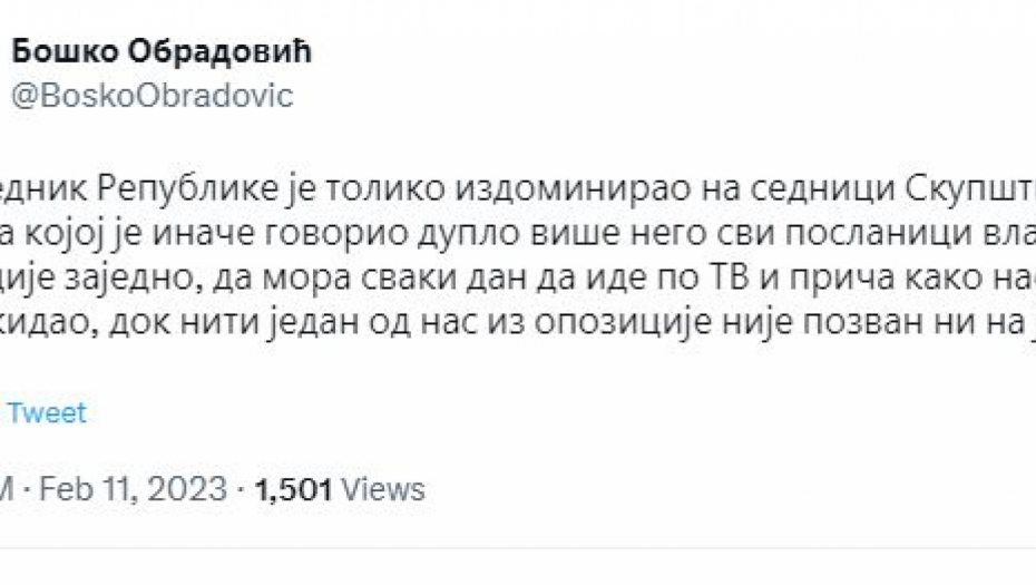 MILICA I BOŠKO PO ISTOM SCENARIJU Debakl u Skupštini im teško pao, sad unajmili istog šaptača!