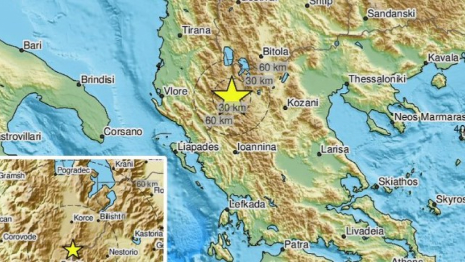 NOVI ZEMLJOTRES U ALBANIJI Treslo se južno od Tirane (FOTO)
