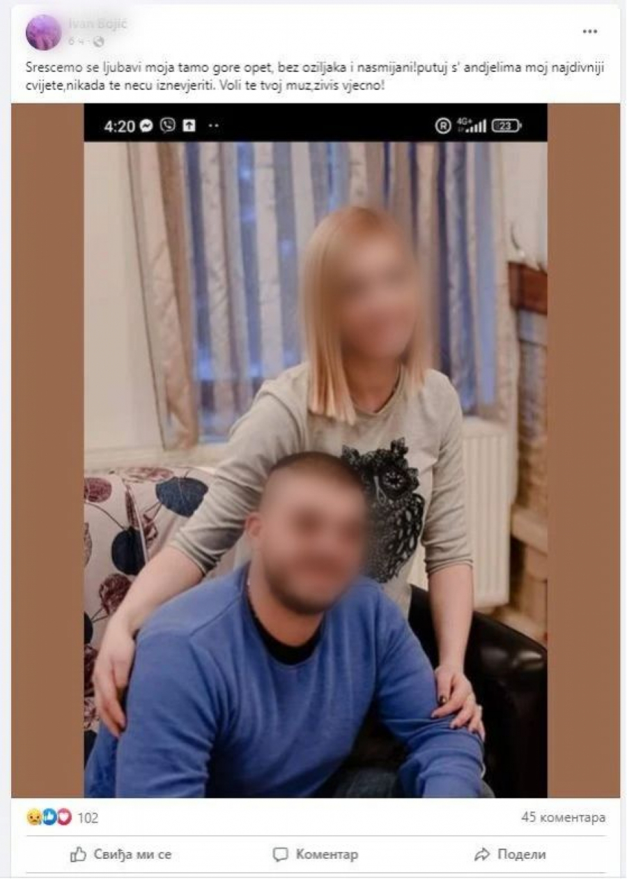 SREŠĆEMO SE, LJUBAVI MOJA, TAMO GORE Potresna oproštajna poruka supruga stradale Marije kod Prijepolja (FOTO)