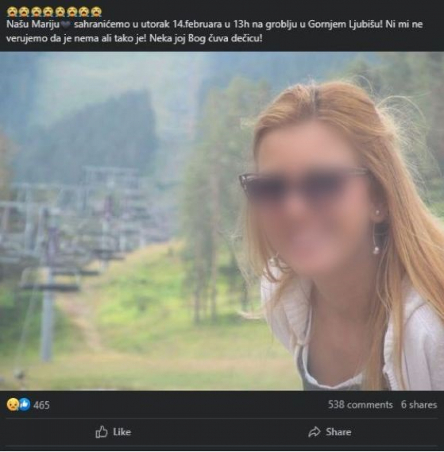 U VEČNU KUĆU NA DAN ZALJUBLJENIH Sutra sahrana majke troje dece koja je stradala kod Prijepolja, otac slomljen: 