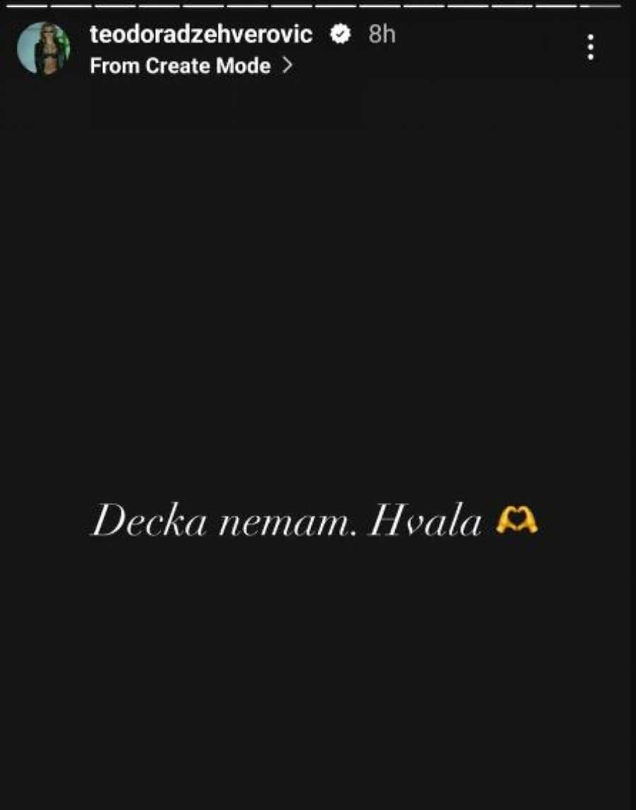 PROGOVORILA O RASKIDU Teodora je planirala da se uda za košarkaša, a sada je prvi put priznala da je STAVILA TAČKU NA LJUBAV SA NINOM!