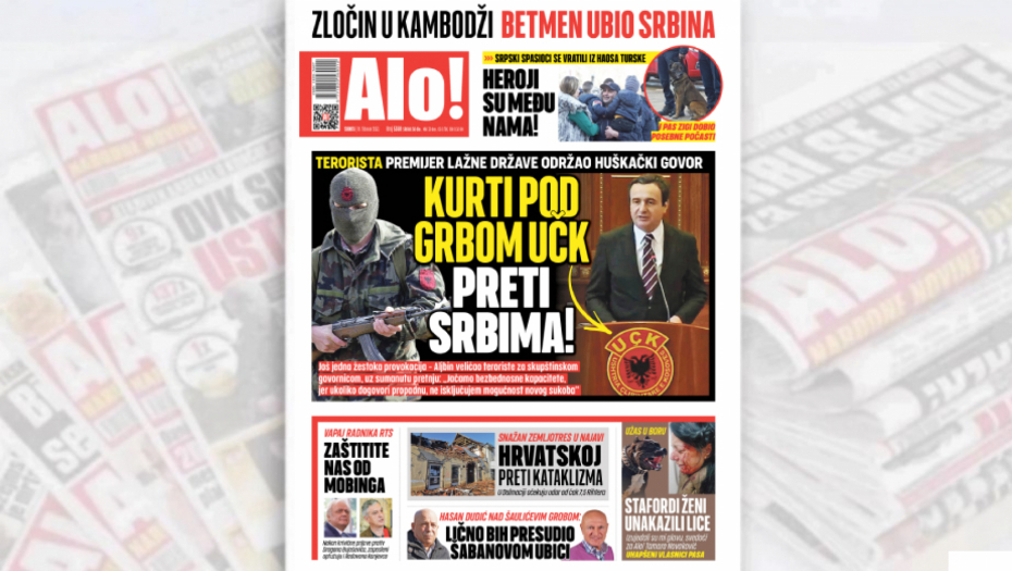 KURTI POD GRBOM UČK PRETI SRBIMA! Premijer lažne države održao huškački govor