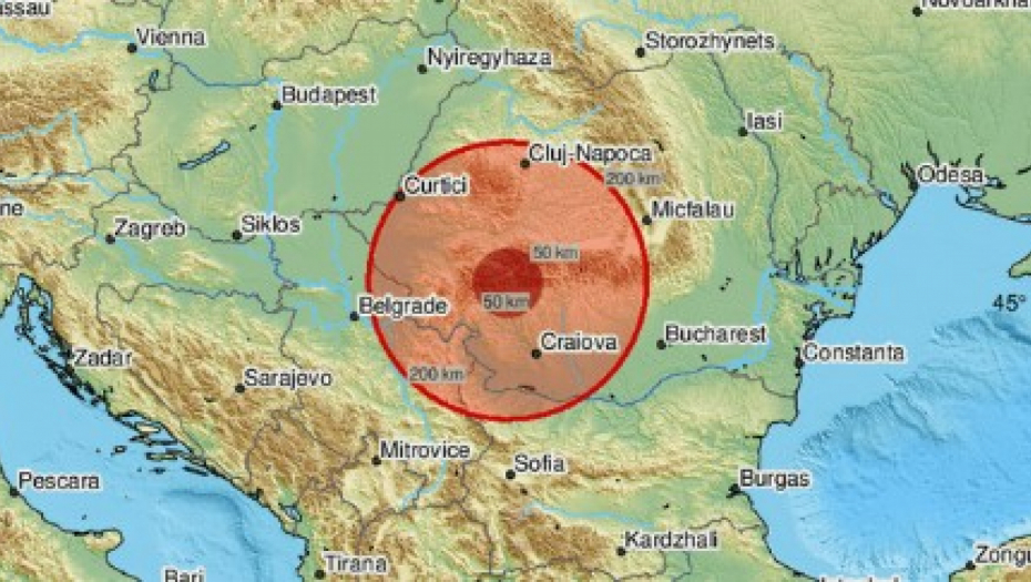 TRESLO SE U KOMŠILUKU Zabeležen jak zemljotres u Rumuniji