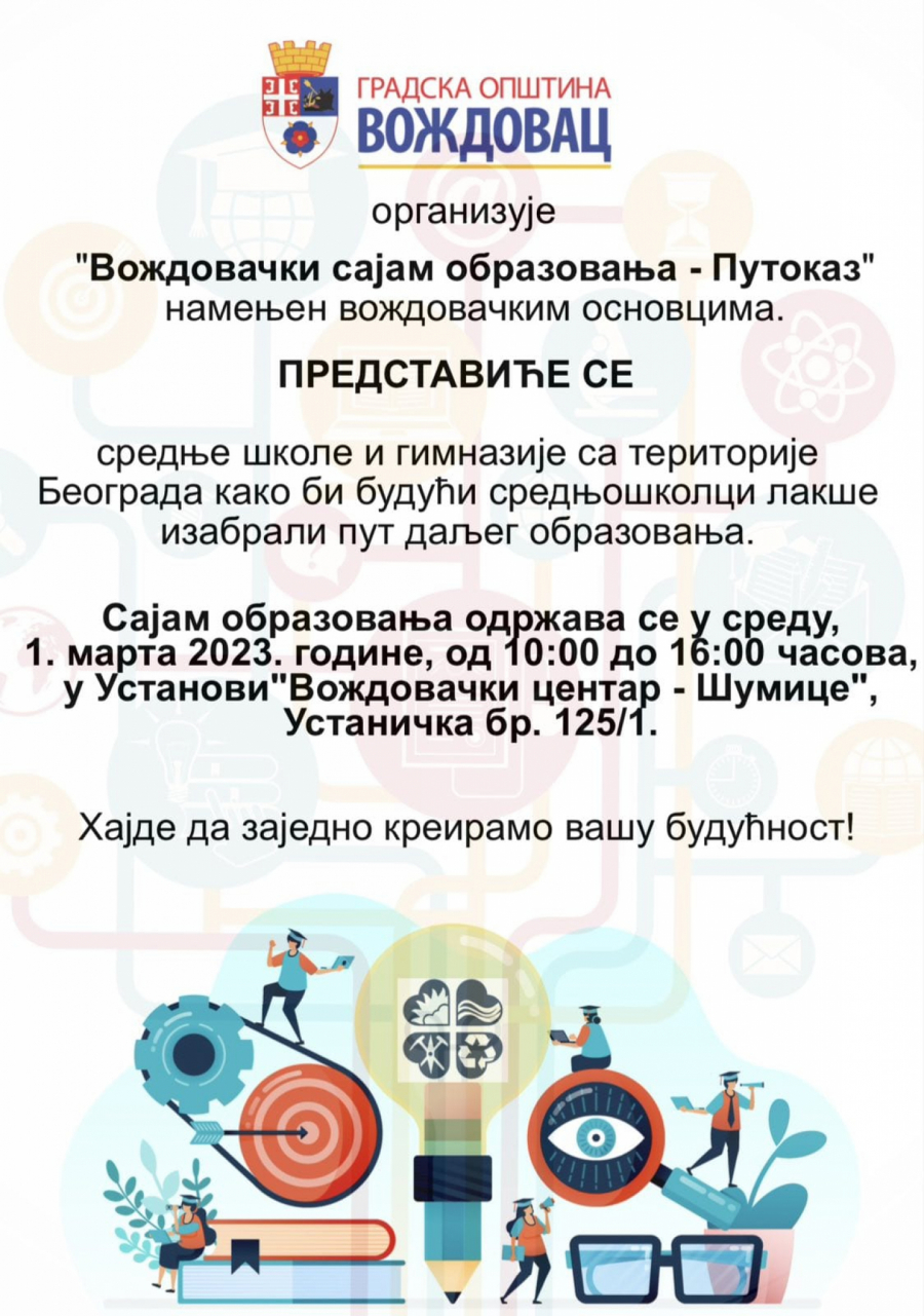 VOŽDOVAČKI SAJAM OBRAZOVANJA ZA OSNOVCE