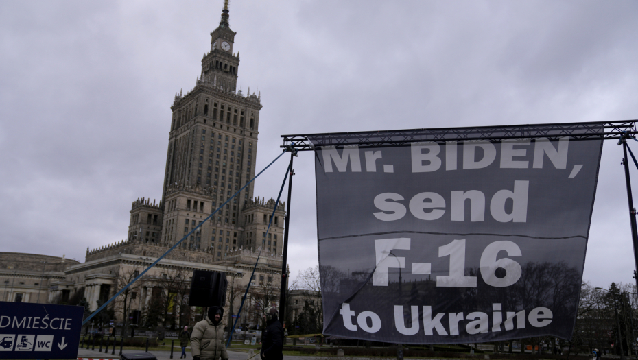 "POŠALJITE UKRAJINI F-16" Bajden danas razgovara sa poljskim predsednikom