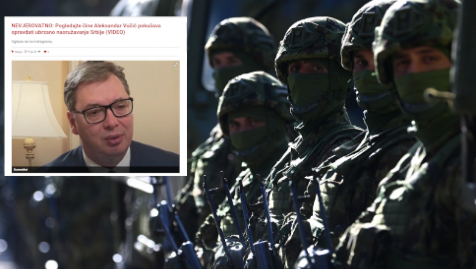 PONOŠ I SB NA ISTOJ STRANI! Njemu smetaju srpski specijalci, promuslimanskoj novini naoružavanje Srbije! (FOTO)