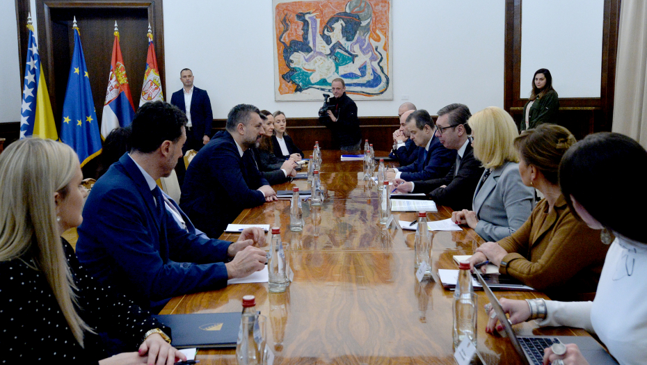 NADAM SE DA ĆEMO U BUDUĆNOSTI DOBRO SARAĐIVATI! Vučić se sastao sa Konakovićem (FOTO)