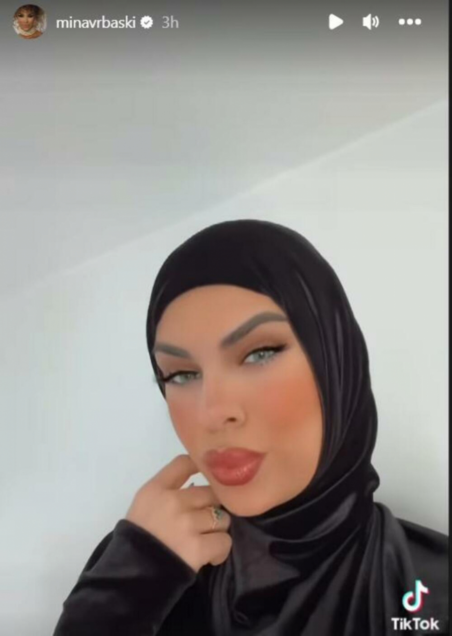 MINA VRBAŠKI STAVILA HIDŽAB Šokirala sve izdanjem i napravila hoas na društvenim mrežama (VIDEO)