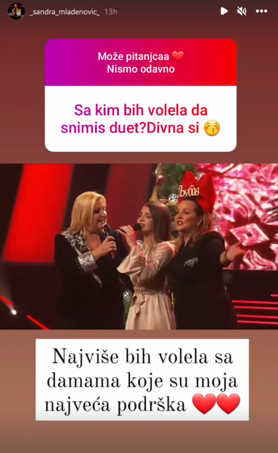 SNOVI SU JOJ SE OSTVARILI Sandra Mladenović mašta o duetu sa legendarnom pevačicom (FOTO)