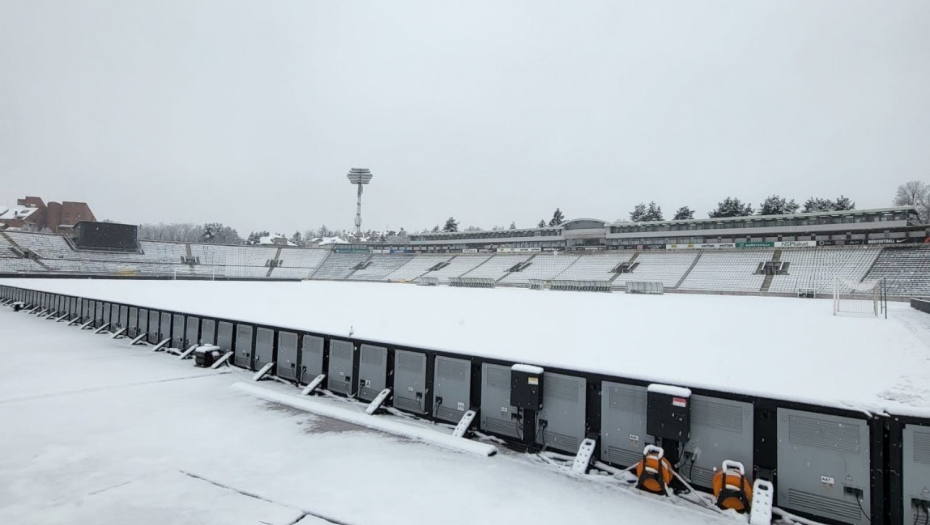 SNEG OKOVAO SRBIJU Moguće odlaganje utakmice Partizana i Voždovca u Humskoj